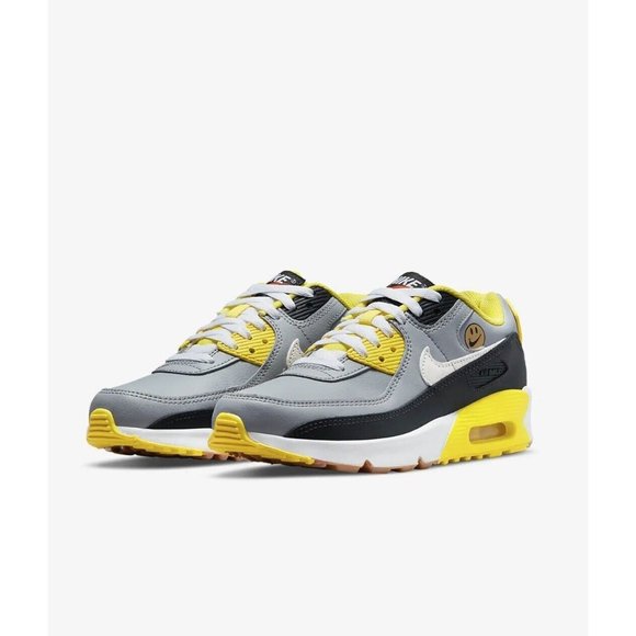 Nike Air Max 90 LTR (GS) Women's Sneaker Shoe Limited Edition Grey DQ0570-001 - Picture 2 of 16
